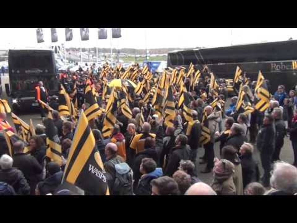 Wasps player welcome pre Leinster