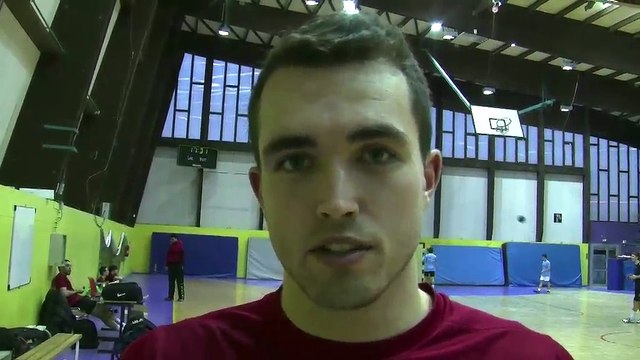 Après 4 mois d'absence Jordan Perroneau est de retour à l'entraînement collectif