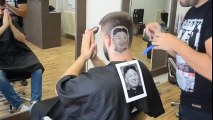 Barber Creates Incredible Hair Tattoo of North Korea Leader, Kim Jong-un