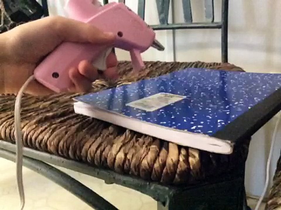 Fix'n Cody warning hot glue gun used do not try at home