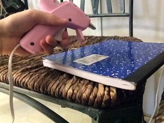 Fix'n Cody warning hot glue gun used do not try at home