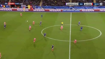 Robert Lewandowski Goal HD - Anderlecht	0-1	Bayern Munich 22.11.2017