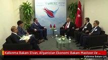 Kalkınma Bakanı Elvan, Afganistan Ekonomi Bakanı Mastoor ile Görüştü