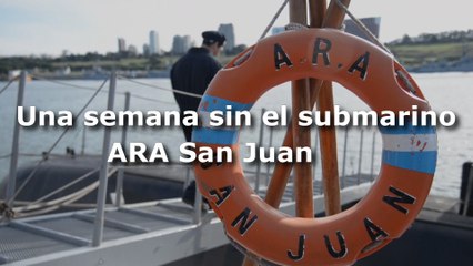 Una semana sin el submarino ARA San Juan