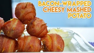 Bacon-wrapped Cheesy Mashed Potato