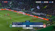 Bas Dost Goal HD - Sporting	3-0	Olympiakos Piraeus 22.11.2017