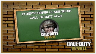 best in depth sniping class setup call of duty ww2