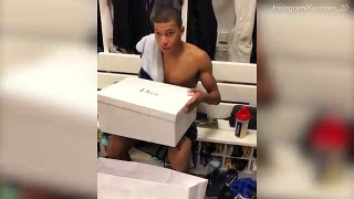 Striker Kylian Mbappe gets pranked by his new team-mates