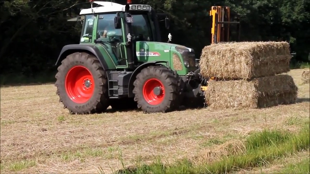 World Amazing Modern Agriculture Heavy Equipment Mega Machines Hay Bale Handling Tractor