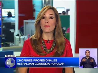 Download Video: Choferes profesionales respaldan Consulta Popular