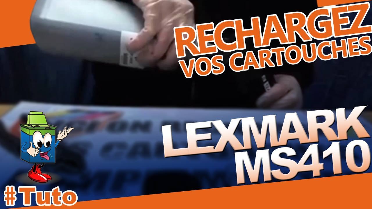 Comment recharger une cartouche laser de Lexmark MS410