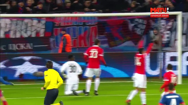 22.11.2017г. ЦСКА - Бенфика - 2:0. Обзор матча