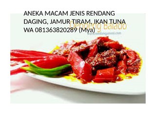 DAHSYAT!!! WA 081363820289 RENDANG UMMI