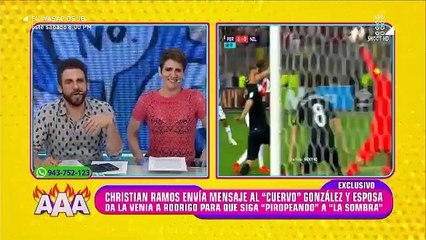 Esposa del Ramos le responde a Peluchín