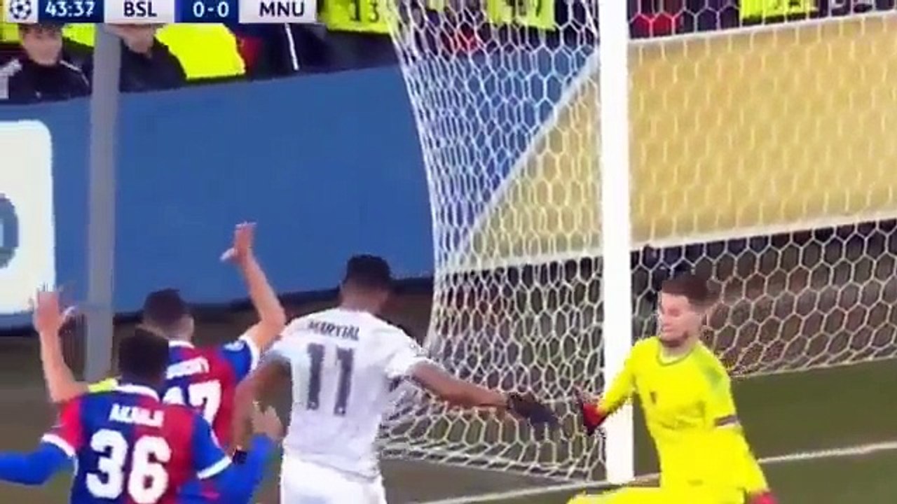 أهداف و ملخص مباراة مانشستر يونايتد ضد بازل 0-1 كاملة دوري أبطال أوروبا 22_11_2017