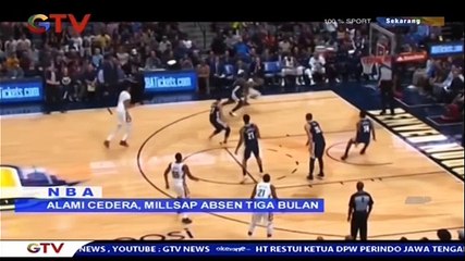 Alami Cidera, Millsap Absen Tiga Bulan