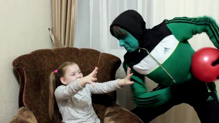 Finger Family Collection Songs Daddy Finger Nursery Rhymesт HULK Playing with Pit Balls ba