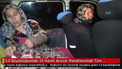 5.0 Büyüklüğündeki 25 Haneli Arıcılar Mahallesindeki Tüm Binalarda Hasar Oluşturdu