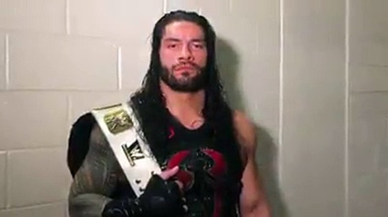 Roman Reigns vs HHH 8th Dec Abu Dhabi UAE 2017
