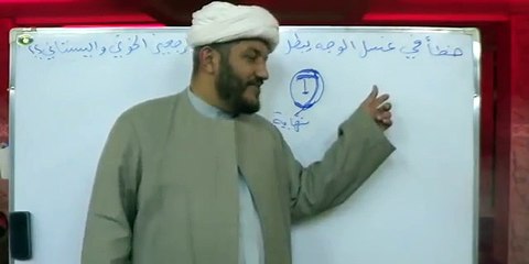 الشيخ محمد الاسدي - خطأ شائع في غسل الوجه يبطل الوضوء عند المرجعين الخوئي والسيستاني