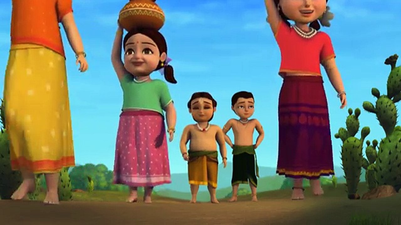 Little Krishna Hindi - Episode 10 The Charge Of The Monster Horse