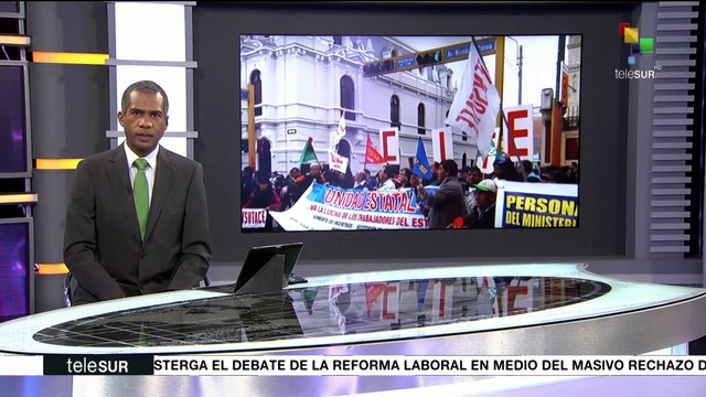 Perú:sigue paro de trabajadores administrativos de la Policía Nacional