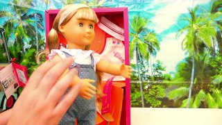 Toy Ice Cream Truck for American Girl Sized Dolls and Our Generation Dolls