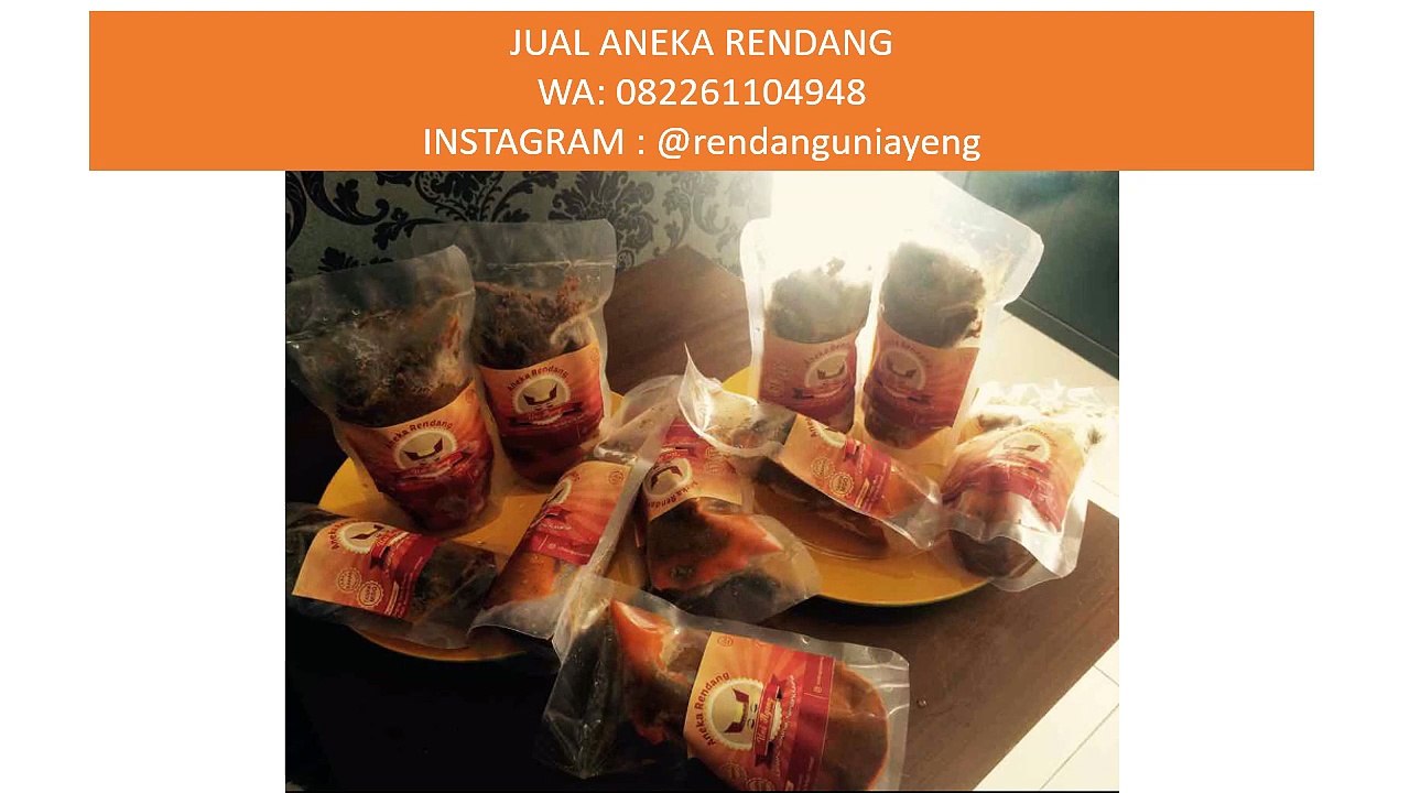 GILA GILAAAN!!! WA 082261104948 JUAL RENDANG
