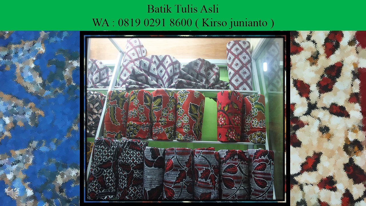 LUAR BIASA!!! WA 081902918600 BATIK TULIS ADALAH