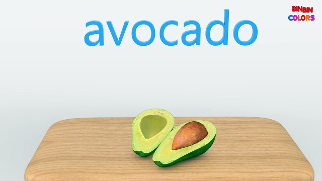 Learn Colors with Cutting Fruit w- and Learn Name of Fruits for Kids - Kids Learning - BinBin COLORS