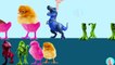 Learn Colors With Colorful Chicks and BABY Dinosaur with wrong colors Cartoon for Kids, Toddlers, Ba