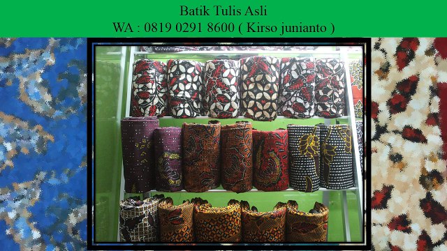 HARGA TERBAIK!!! WA +62-819-0291-8600 BATIK TULIS SEDERHANA