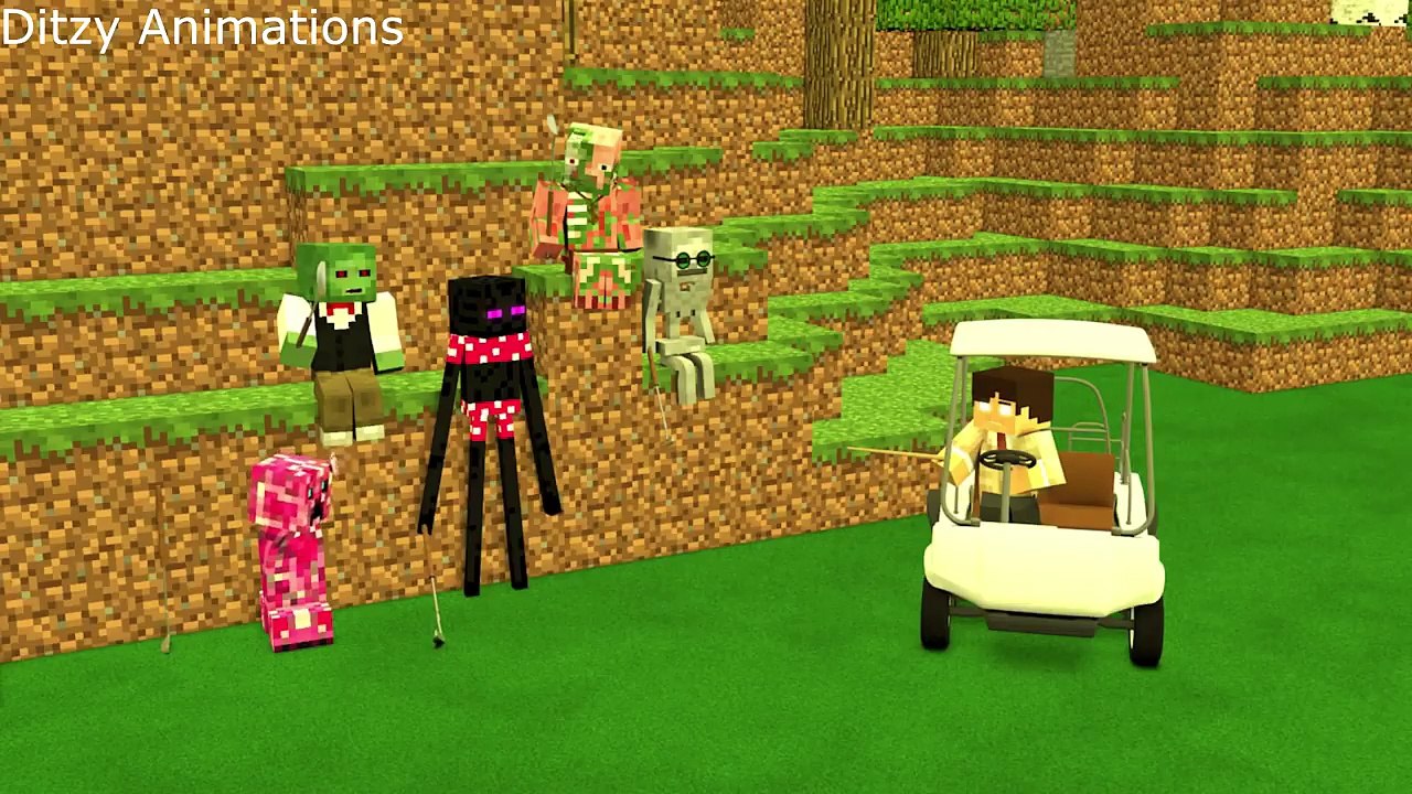 Monster School Minecraft Animation DANTDM, TheDiamondMinecart Funniest Minecraft Animation