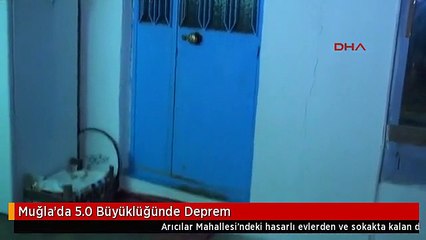 Muğla'da 5.0 Büyüklüğünde Deprem