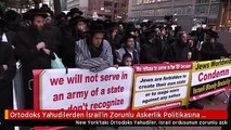 Ortodoks Yahudilerden İsrail'in Zorunlu Askerlik Politikasına Protesto - New