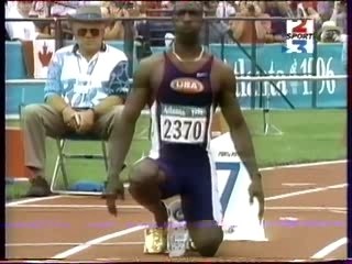 200m series Atlanta 96 Johnson