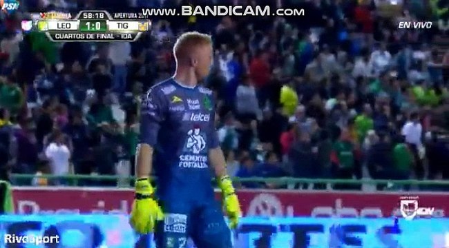 Mauro Boselli Goal ~ Club Leon vs UANL Tigres 1-0