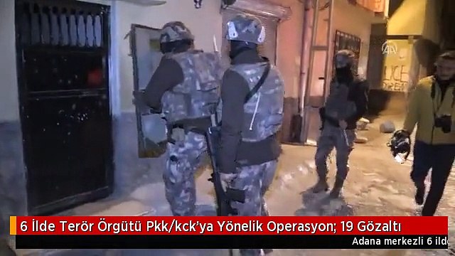 6 İlde Terör Örgütü Pkk/kck'ya Yönelik Operasyon: 19 Gözaltı