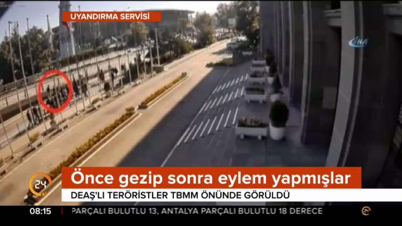 Önce gezip sonra eylem yapmışlar