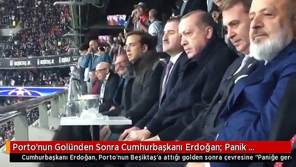 Porto'nun Golünden Sonra Cumhurbaşkanı Erdoğan: Panik Yapmayın, Cenk Şimdi Golünü Atar