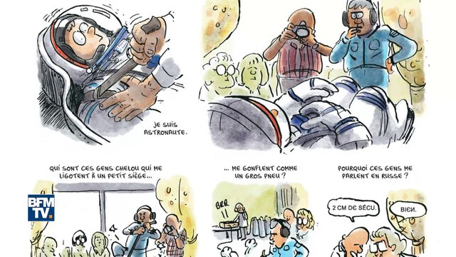 Dans la combi de Thomas Pesquet . Une amusante BD raconte les aventures de l'astronaute