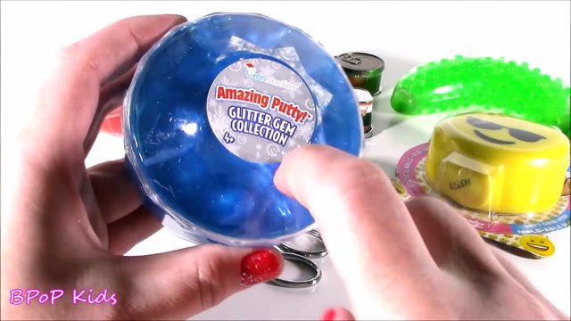 Cutting OPEN Squishy Sticky EMOJI! Jelly Tomato! Meat! GEM SLIME! Squishy Soup! FUN