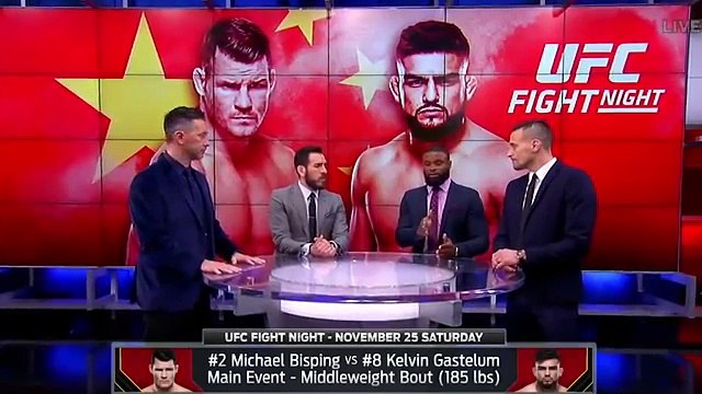 The UFC on FOX crew talks about Michael Bispings fight against Kelvin Gastelum | UFC ON FOX