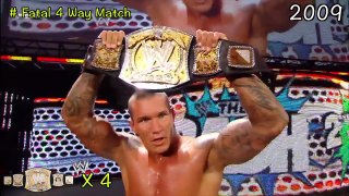 Randy  Orton 在 WWE 的冠軍生涯 (贏與輸) All Of Randy  Orton Championship (Wins & Losses) In WWE-YHv9LbStxGI
