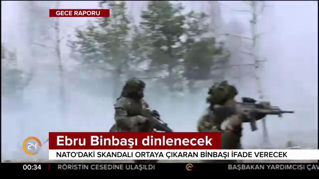 Ebru Binbaşı dinlenecek