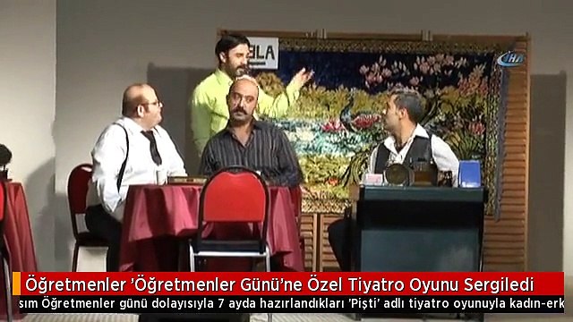 Öğretmenler 'Öğretmenler Günü'ne Özel Tiyatro Oyunu Sergiledi