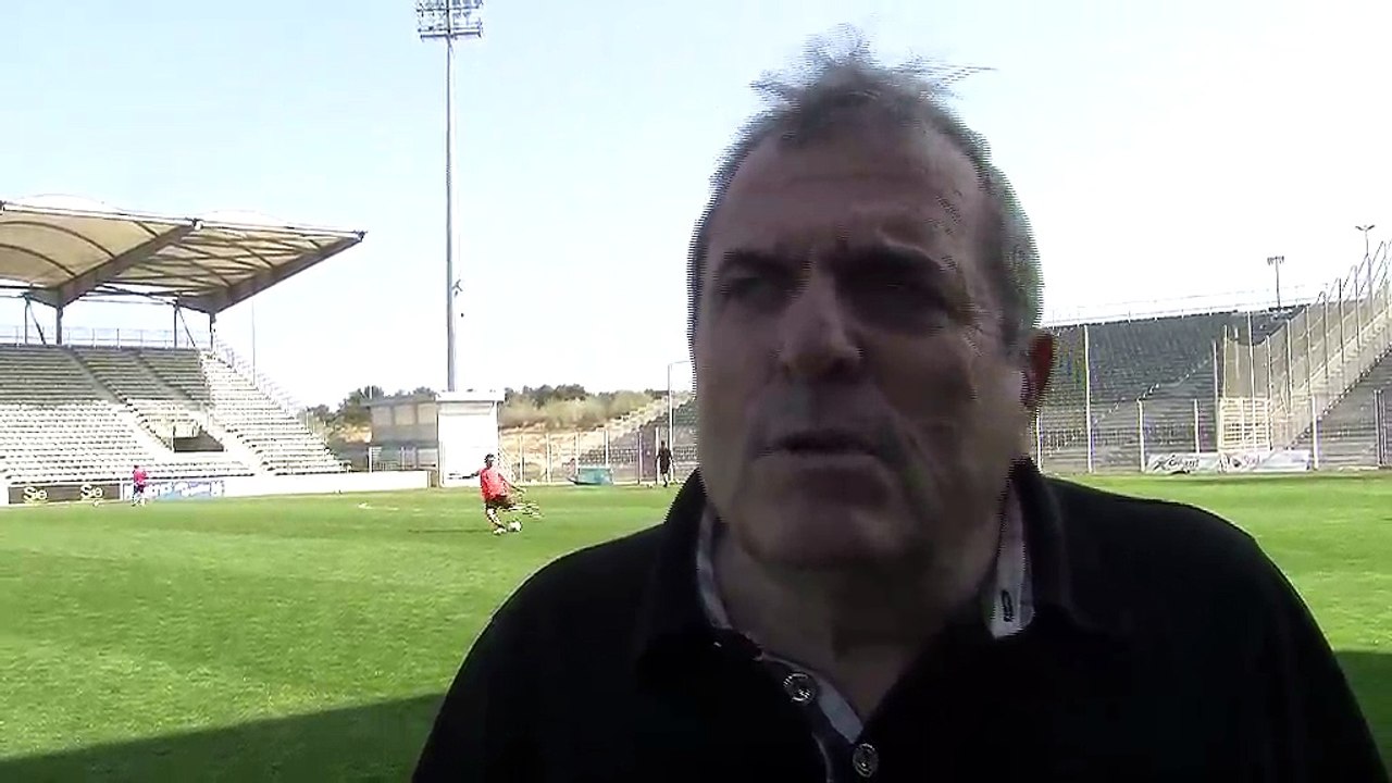 Le président du FC Istres Francis Collado avant la venue de Reims