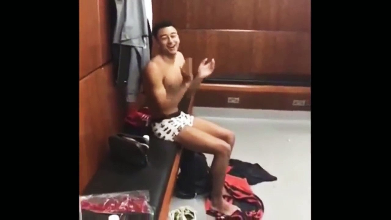 Man United Players Celebrates 4-1 Win Over Newcastle In Dressing Room - Pogba and Lukaku Dancing