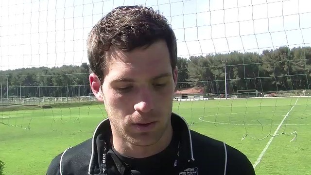 Le portier du FC Istres Denis Petric avant le déplacement à Amiens