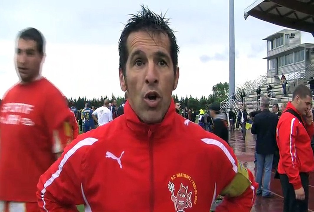 Réaction de Laurent Béranger, après la victoire